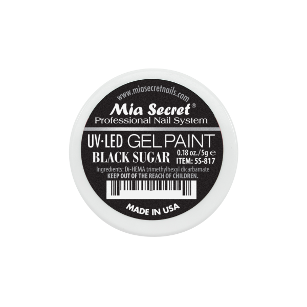 Gel paint black sugar 5gr.