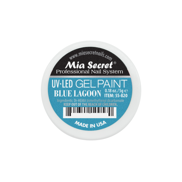 Gel paint blue lagoon 5gr.