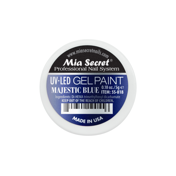 Gel paint majestic blue 5gr.