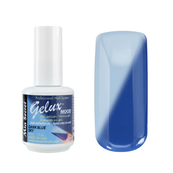 Gelux mood dark blue sky 15ml.