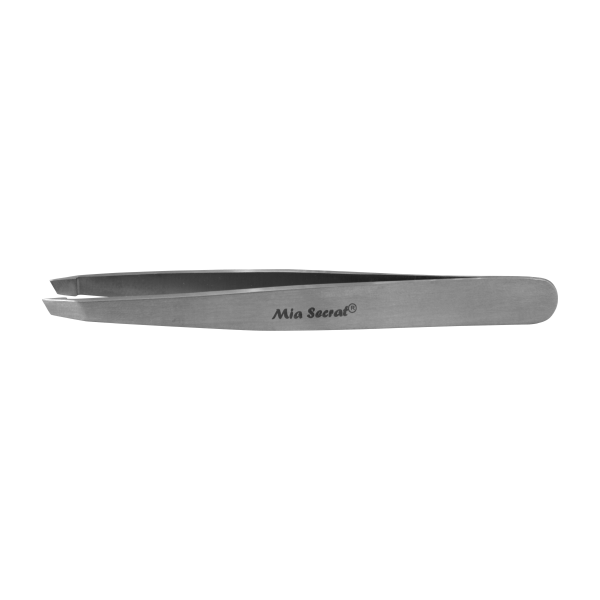 Pinza pestañas inoxidable