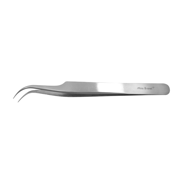 Pinza pestañas inoxidable