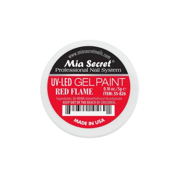 Gel paint red flame 5gr.