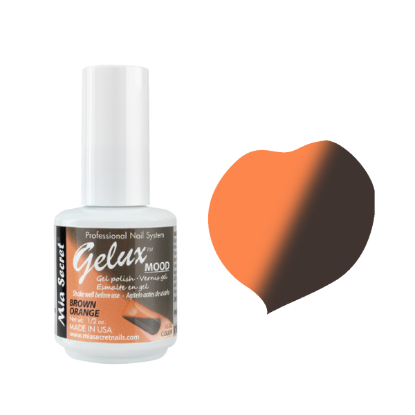 Gelux mood brown orange 15ml.