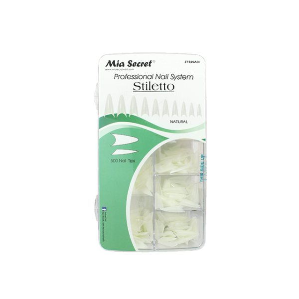 Stiletto tips natural 500tips