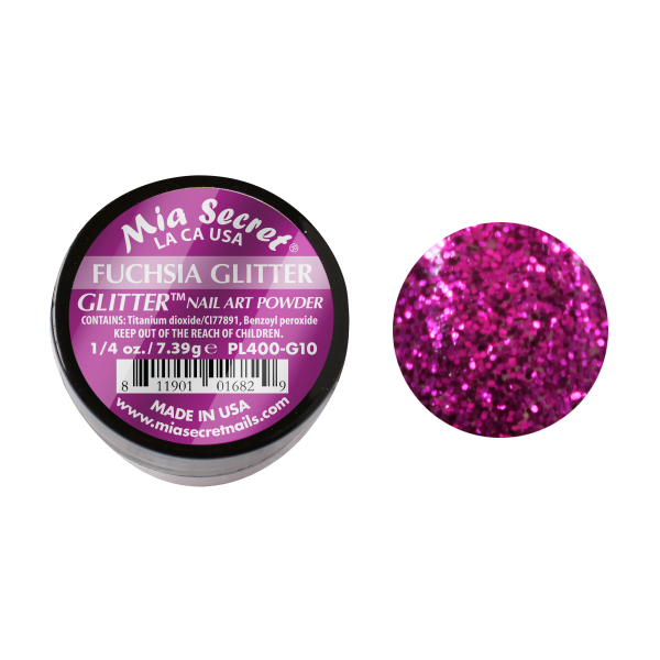 Fuchsia glitter 7.39g.