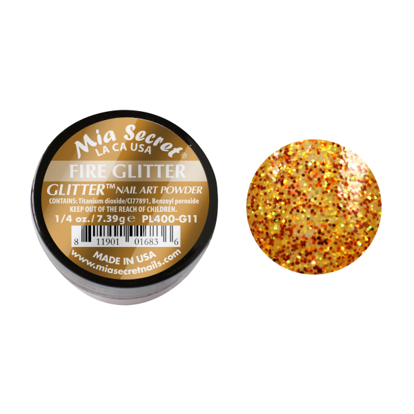 Fire glitter 7.39g.