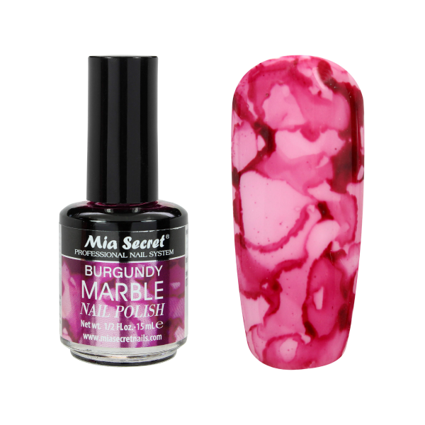 Marble 15ml. burgundy