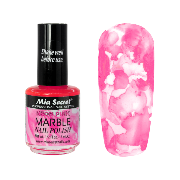 Marble 15ml. neon pink