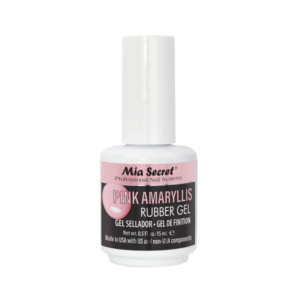 Rubber top gel pink amaryllis 15ml