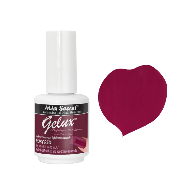 Gelux ruby red 15ml.