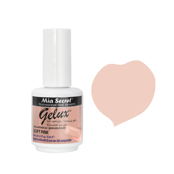 Gelux soft pink 15ml.