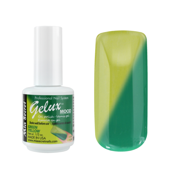 Gelux mood green yellow 15ml.