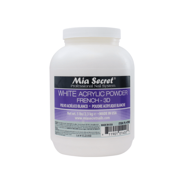 Polvo acrílico white 2.3 kg.
