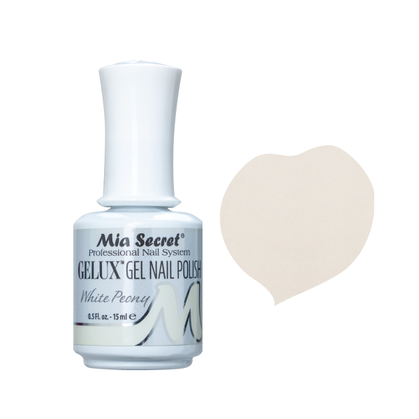 Gelux white peony 15ml.
