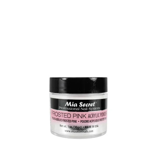 Polvo acrílico frosted pink 30 g.