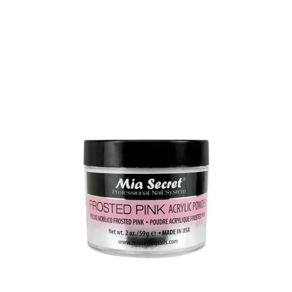 Polvo acrílico frosted pink 59 g.