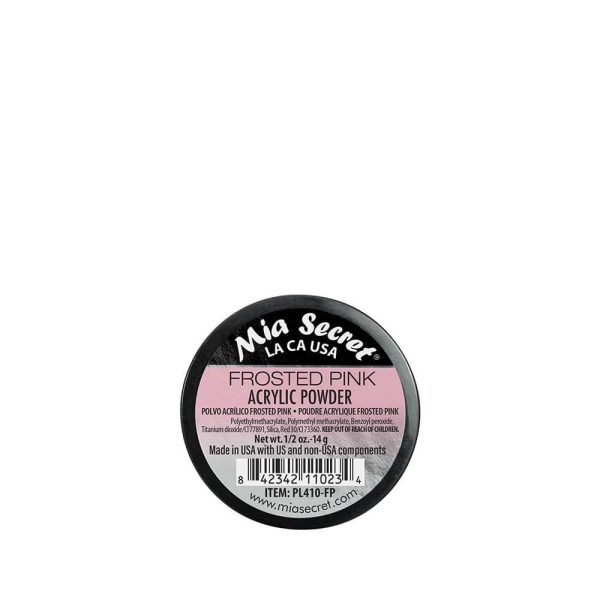 Polvo acrílico frosted pink 15 g.